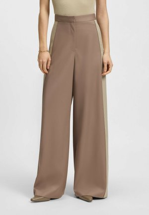 BOSS TIANAL - Trousers - open brown seven