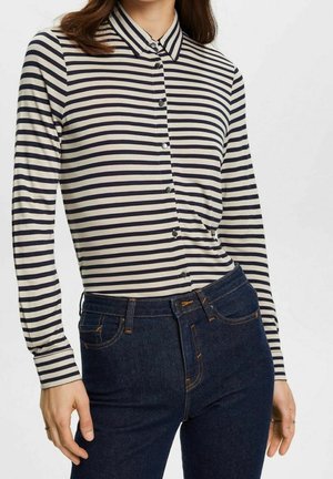 Overhemdblouse - taupe