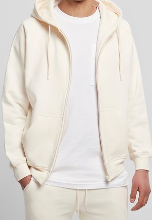 Sweater met rits - white