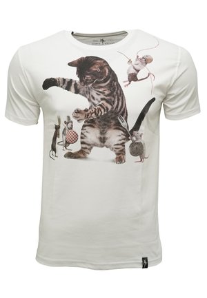 MOUSE - Print T-shirt - white