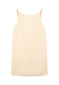 STRAPPY SHORT WITH BACK NECKLINE - Vestito casual - yellow