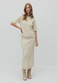 STOCKH LM MALIN PREMIUM - T-shirts basic - light beige