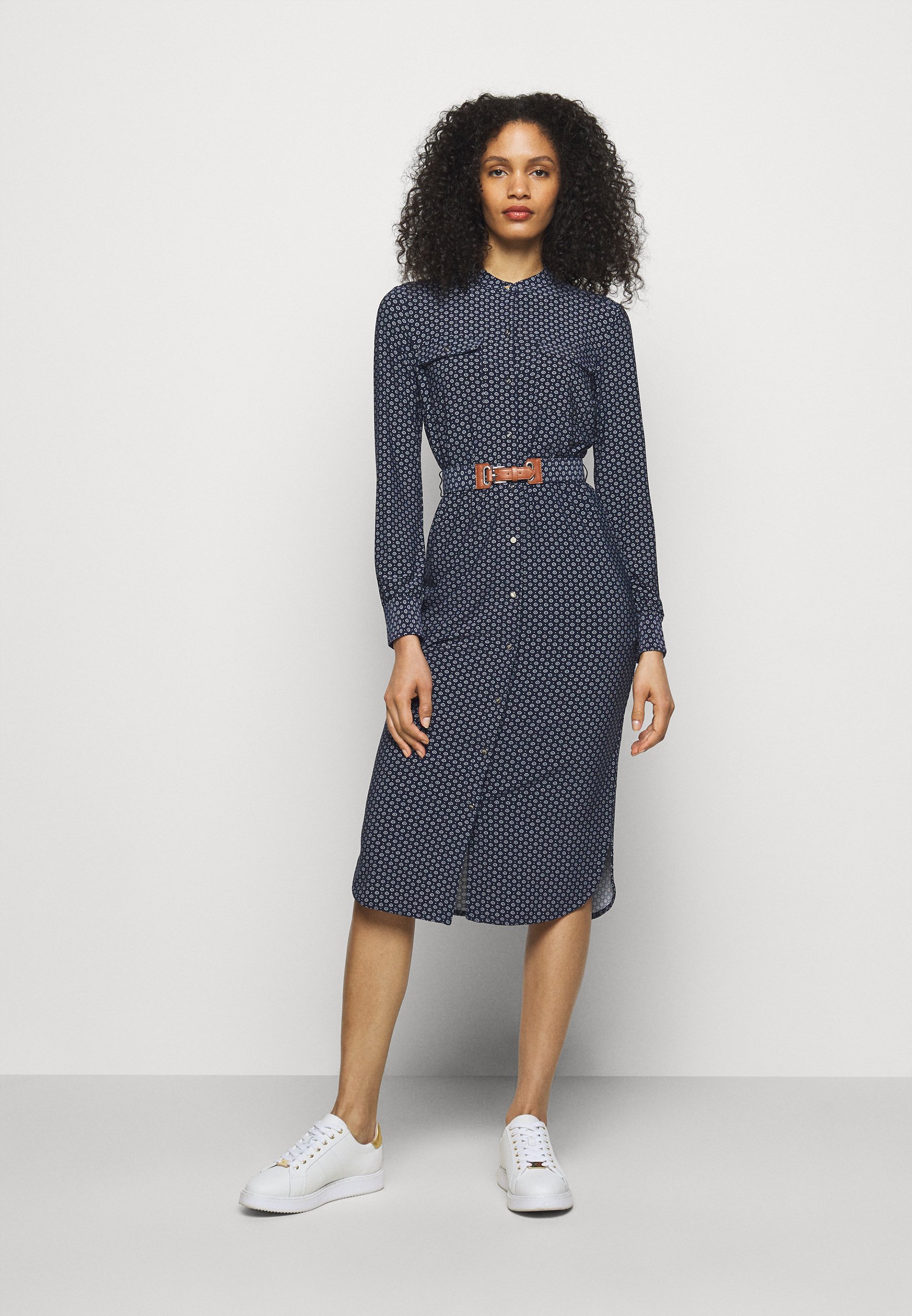 ralph lauren navy jersey dress
