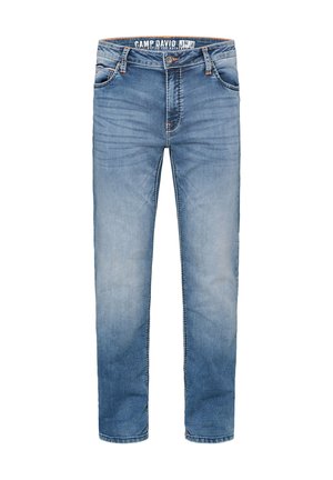 Camp David COMFORT - Straight leg jeans - mid blue jogg