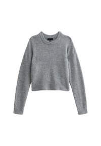 BOUCLE - Stickad tröja - grey