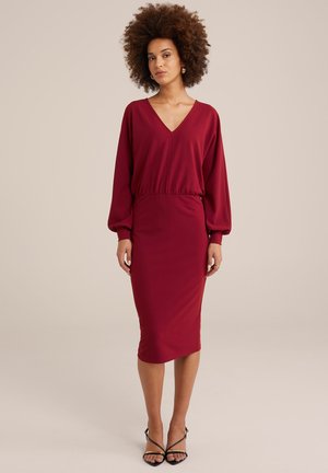 Shift dress - red