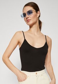 Vero Moda Tall VMMAXI MY SOFT V SINGLET 2 PACK - Topp - black