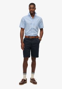 Superdry & Co SHORT SLEEVE - Camisa - sky blue chambray