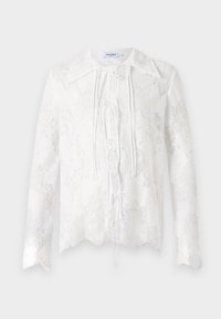 JONATHAN ZIG ZAG SHIRT UNISEX - Button-down blouse - white