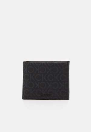 Calvin Klein MUST MONO BIFOLD COIN - Monedero - black