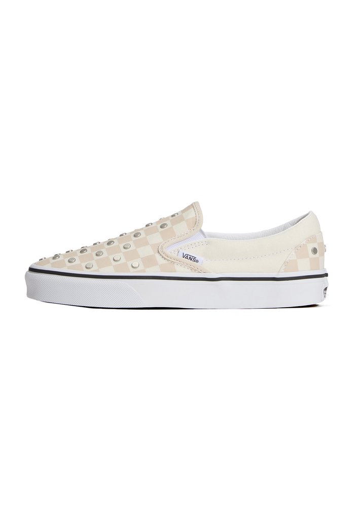 Vans CLASSIC SLIP-ON - Slip-ons - checkerboard studs turtledove