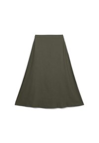 LUNGA VISC - Jupe longue - verde militare scuro