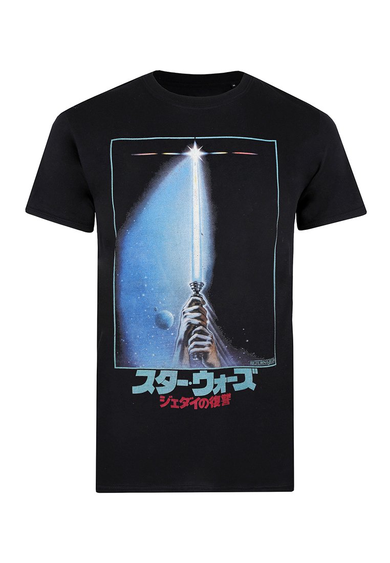 Star Wars T-shirt print zwart