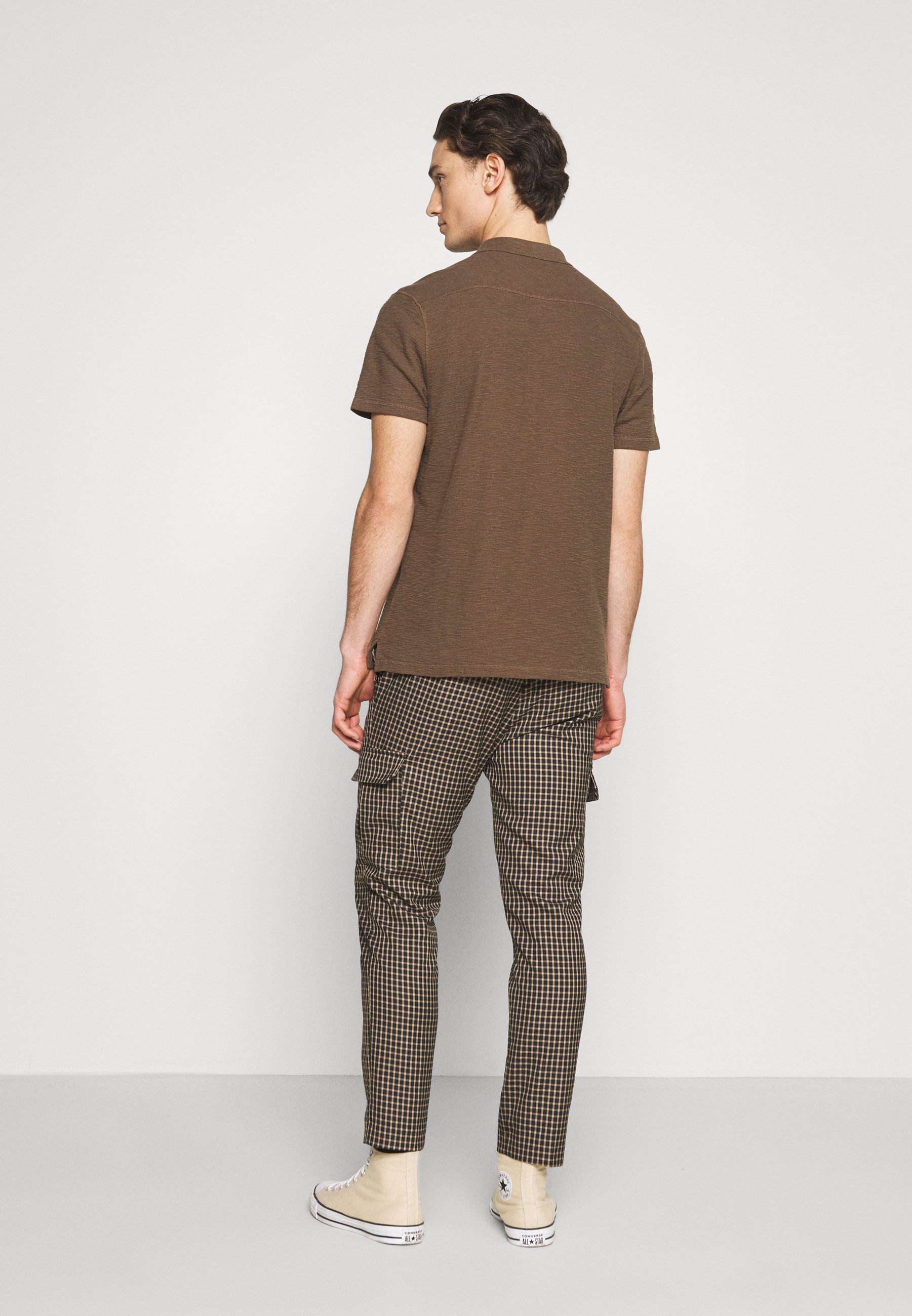 topman black cargo trousers