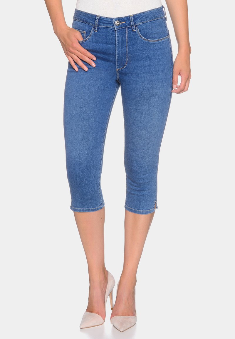 Stooker Women COCO SKINNY FIT Jeans Shorts blue denim Zalando.de