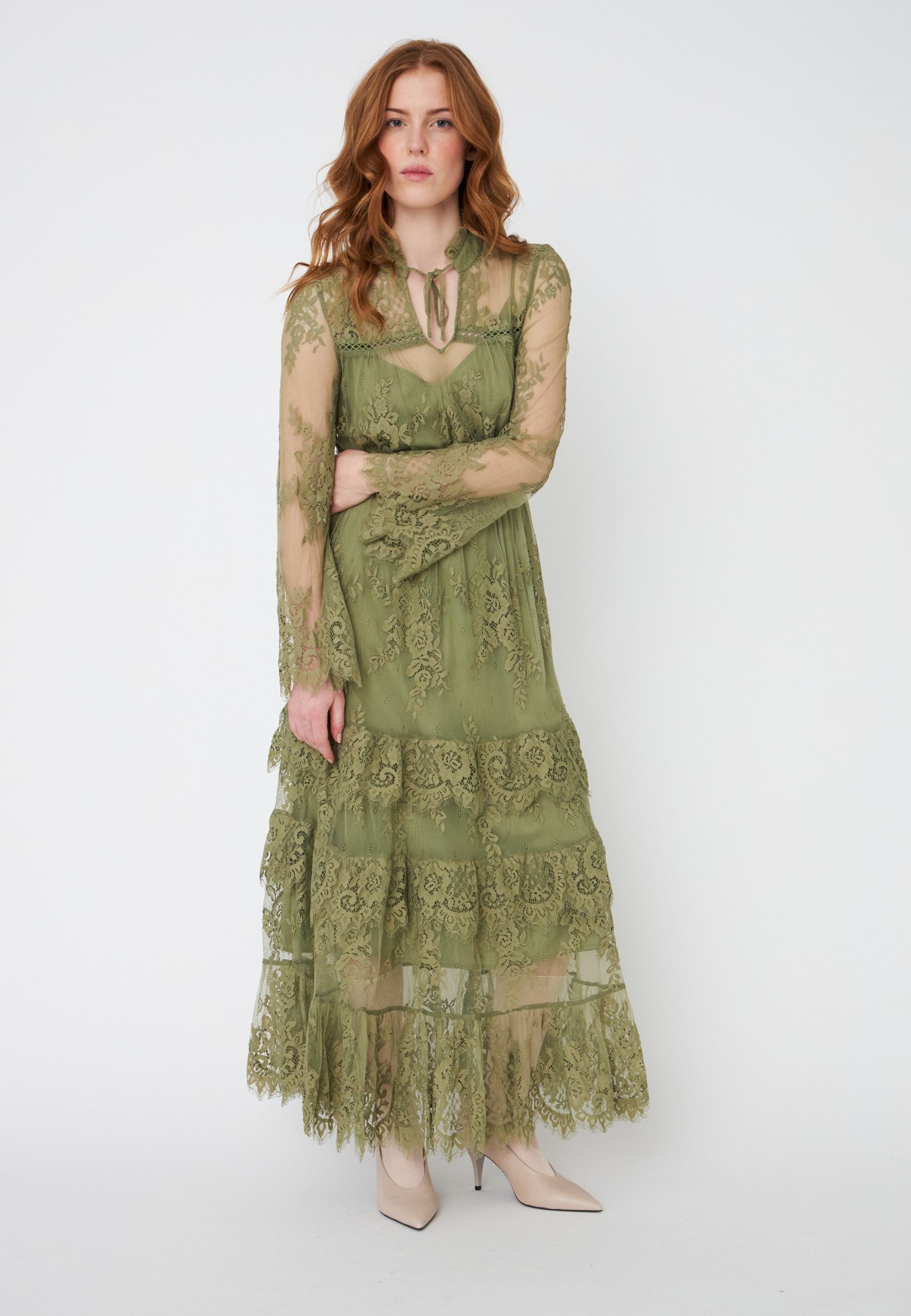 Cras TERRY DRESS - Day dress - sage/green - Zalando.co.uk