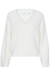 ALPHA V NECK - Camisola - egret