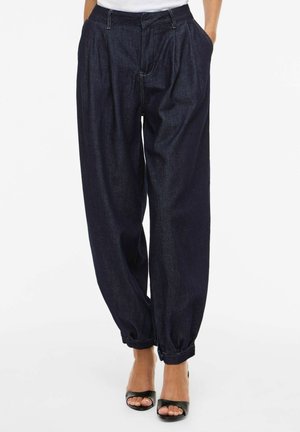 VILA VICUBA BALLOON - Jeans Tapered Fit - dark blue denim