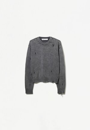 Bershka Jumper - black