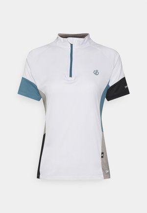 COMPASSION - Sport T-shirt - white/ashgrey/black