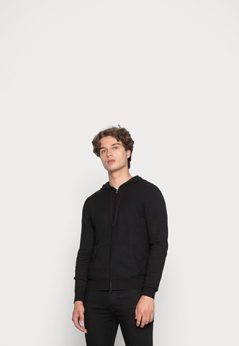 Jack & Jones JJEEMIL CARDIGAN - Casaco de malha - black