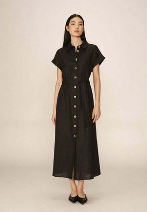 PRUDENCE - Robe chemise - noir