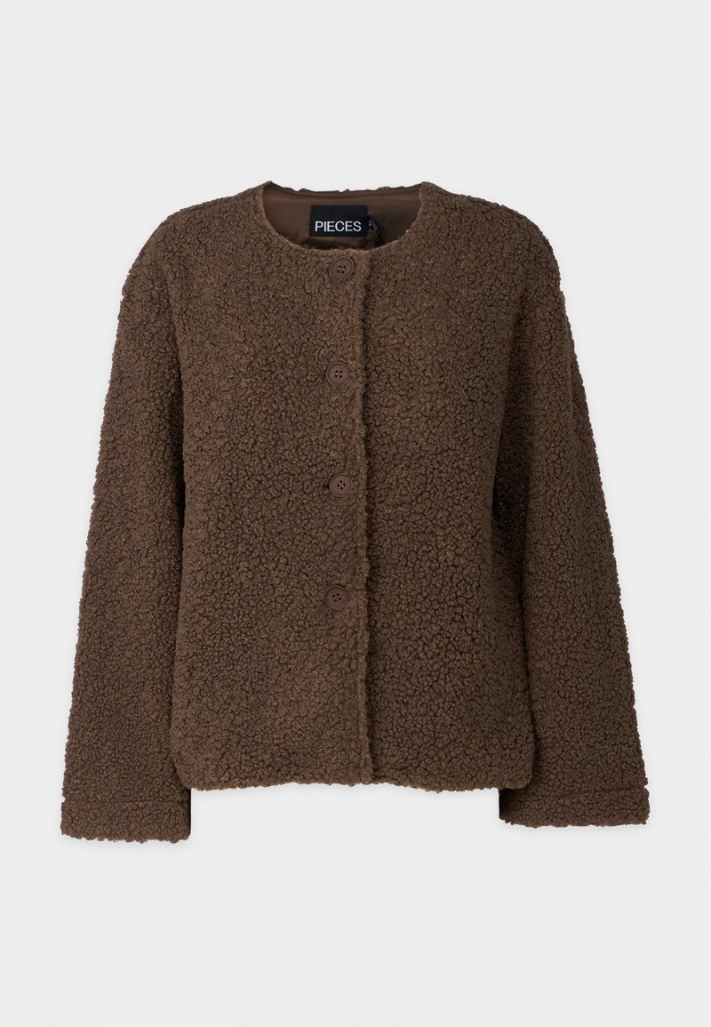 Pieces Winterjas mosterdgeel Pieces Winterjas mosterdgeel