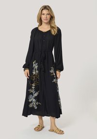 Cream BOHIA EMBROIDERY - Abito a camicia - pitch black