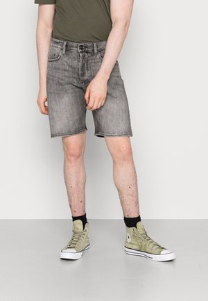 Farkkushortsit - grey denim