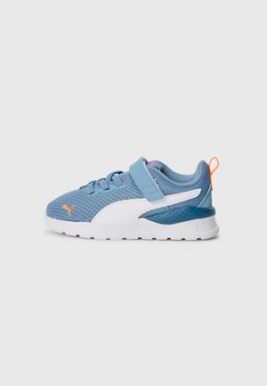 ANZARUN UNISEX - Laufschuh Straße - cool blue/white/orange glo