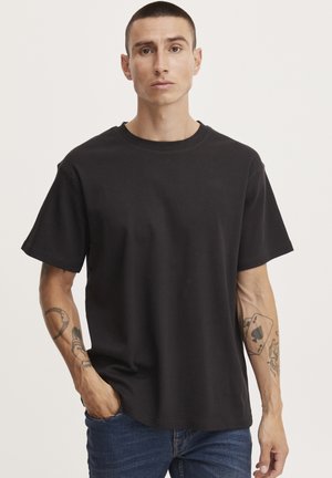 Solid DANTON  - Osnovna majica kratkih rukava - true black