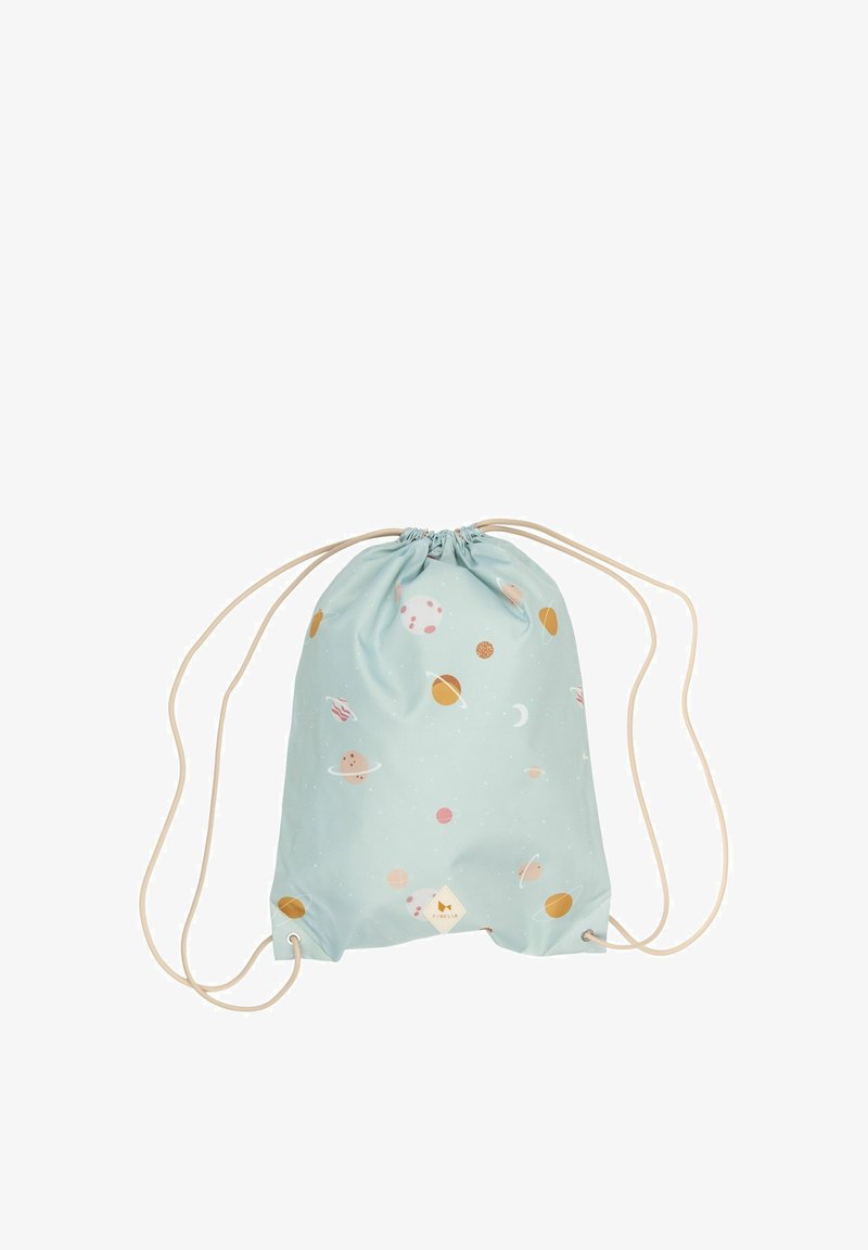 Fabelab STRING - PLANETARY - Virvele užtraukiamas sportinis krepšys - multi print