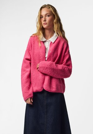 Pieces, PCKATTY TEDDY JACKET BC - Яке от полар - shocking pink