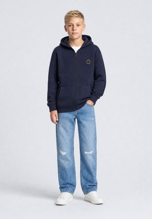 Petrol Industries, SCUBA ZIP-UP HOODIE STEELPLACE - Sweater met rits - royal navy