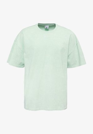 Karl Kani, KK SMALL SIGNATURE HEAVY BOX - Lihtne T-särk - light mint