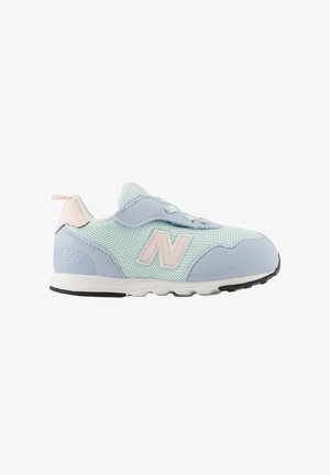 New Balance, SCARPE NEONATA - Scarpe primi passi - celeste/verde