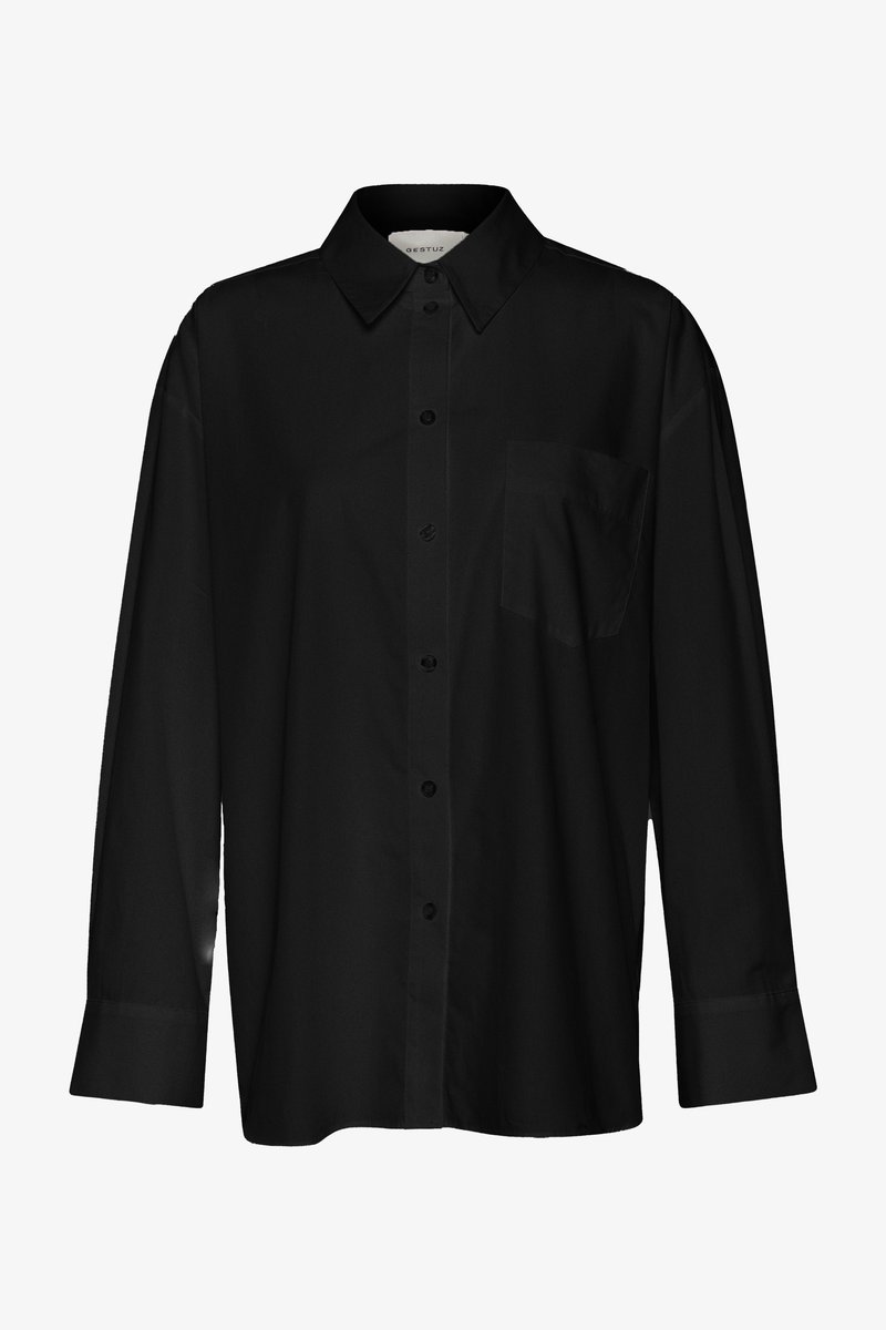 Gestuz NOELLE SHIRT - Gombos blúz - black