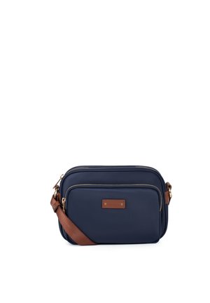 Fagola, SAC PORTÉ TRAVERS - Sac bandoulière - marine marron