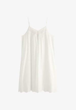 Lindex, LINDEX NIGHTDRESS WITH EMBROIDERY LINDEX - Nattrøjer / negligé - off white