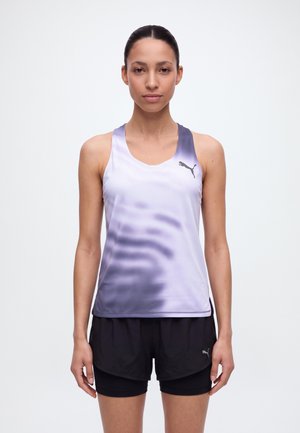 Puma, LIGHTSPEED GRAPHIC SINGLET - Топ - inky depths