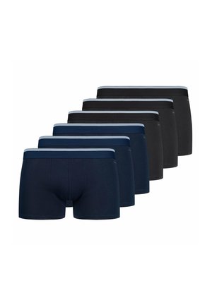 6ER PACK - MULTIPACK EINFARBIG  - Boxerbriefs - blau schwarz
