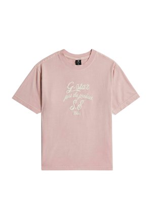 G-STAR GIRLS OVERSIZED TOP - T-shirt imprimé - burnished lilac
