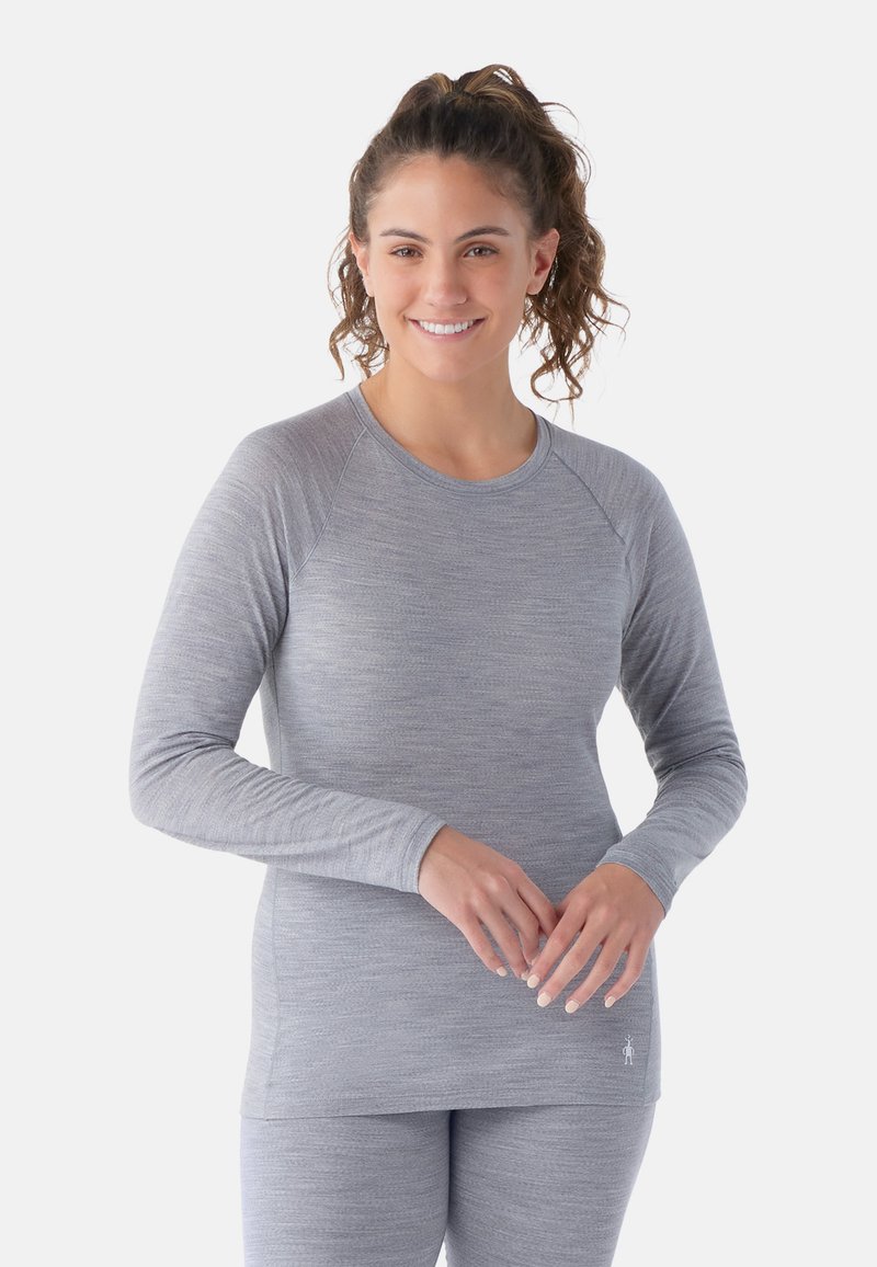 Smartwool W CL AS BL LSBXD - Langarmshirt - light gray heather