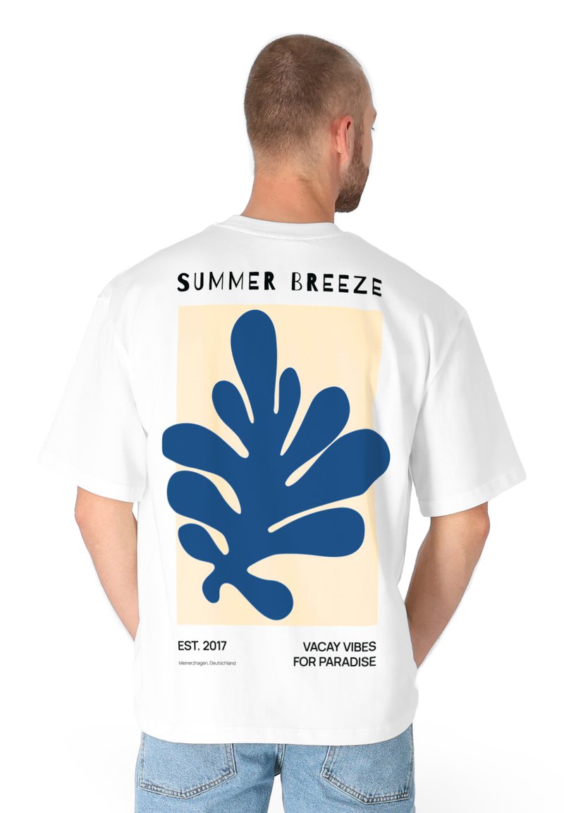 Spitzbub CORAL  - T-Shirt print - wei§