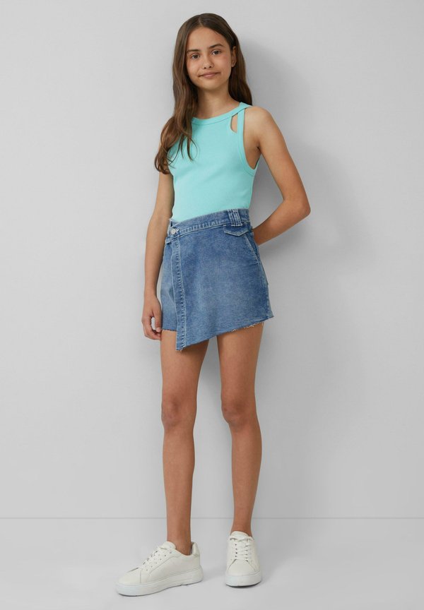 TANK AUS MIT CUT-OUTS - Top - helles türkis