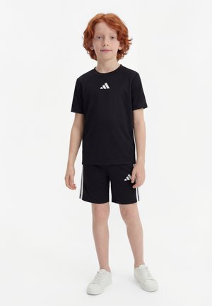 adidas Performance ESSENTIALS JUNIOR UNISEX SET - T-shirt de sport - black/white