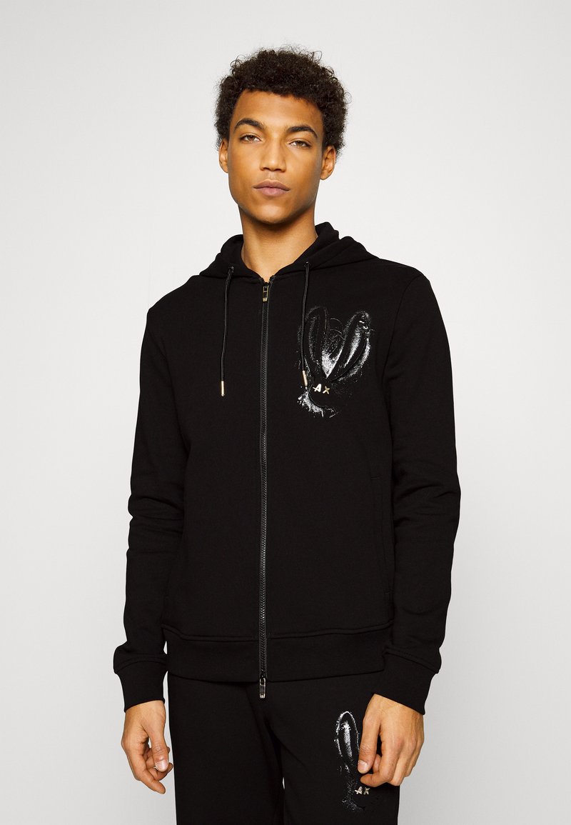 Armani Exchange Zipup sweatshirt black Zalando.ie