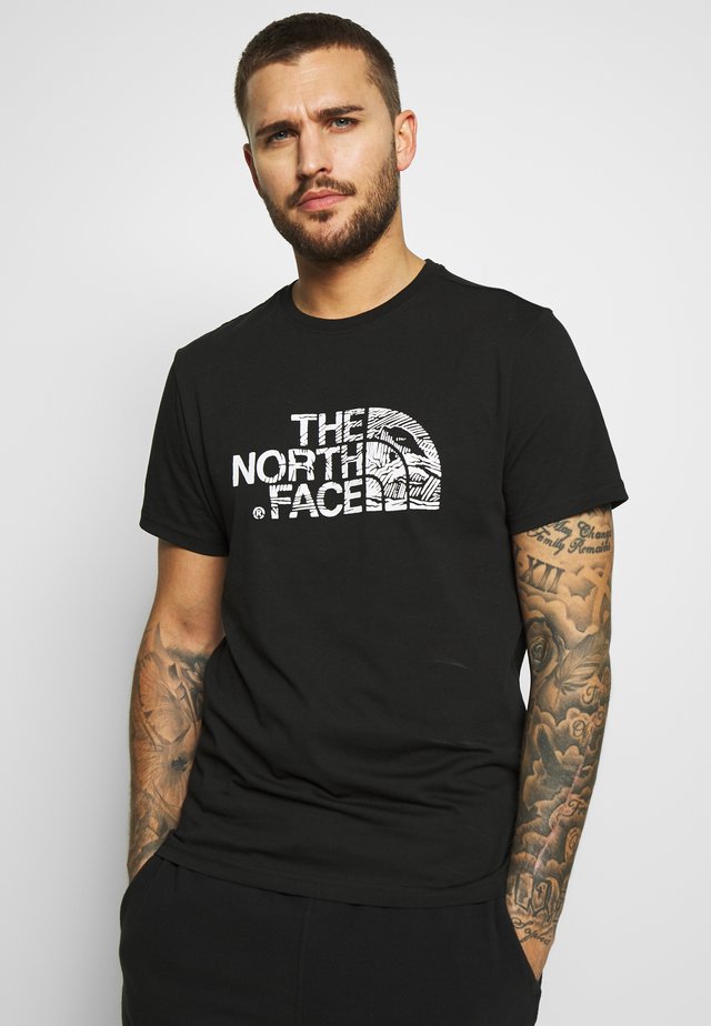 WOODCUT DOME TEE - T-Shirt print - black