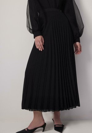 A-snit nederdel - black