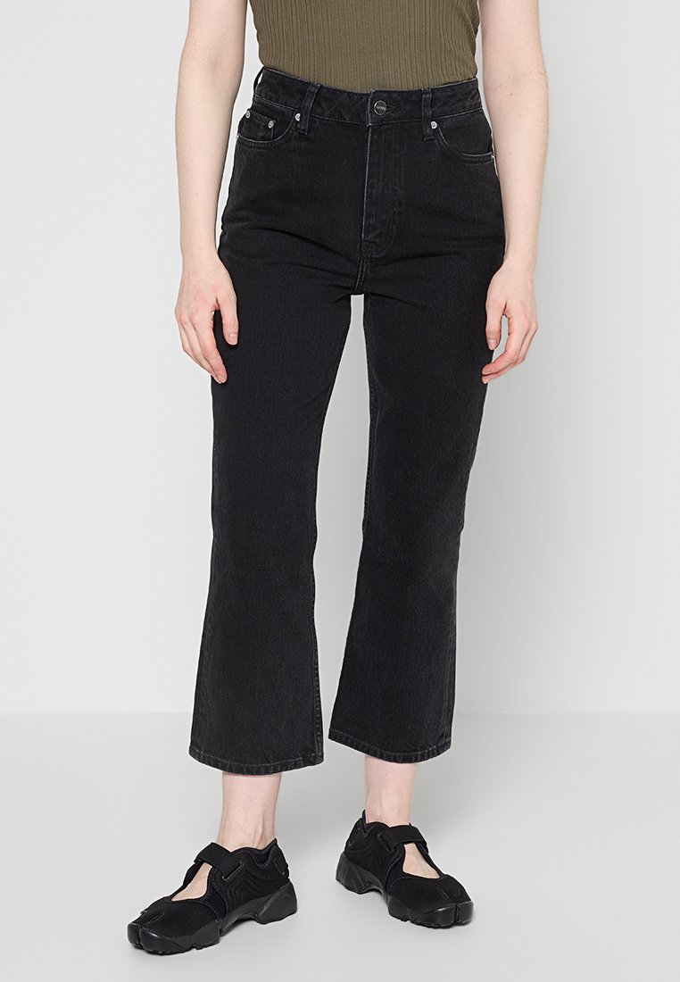 Ganni Flared Jeans zwart